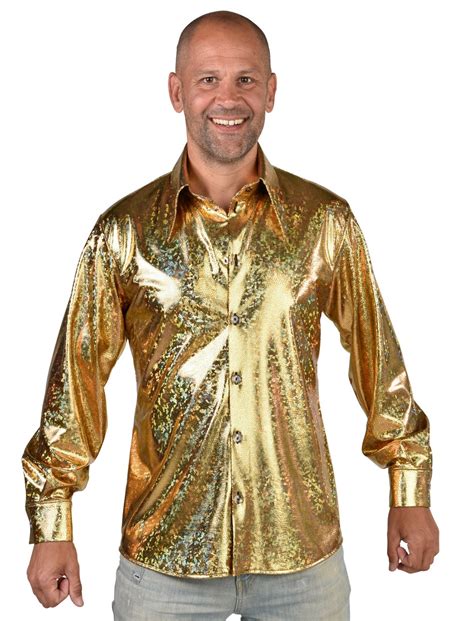 gouden blouse man